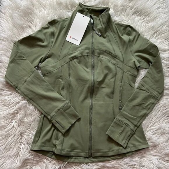 lululemon athletica Jackets & Blazers - Lululemon Olive Green Define Jacket Size 10
